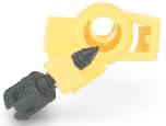 Rainbird Yellow Low Angle Nozzle for 2045A Maxi Paw - Click Image to Close